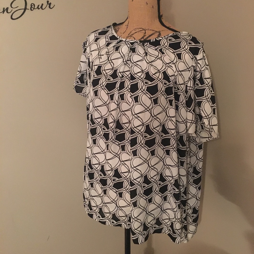 Liz Claiborne short sleeve blouse size 2x